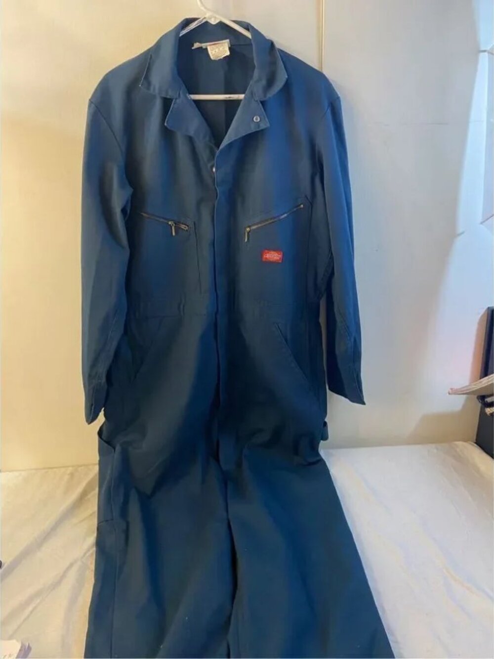 Dickies coverall work clothes mechanic suit Blue 42 Tall Cargo